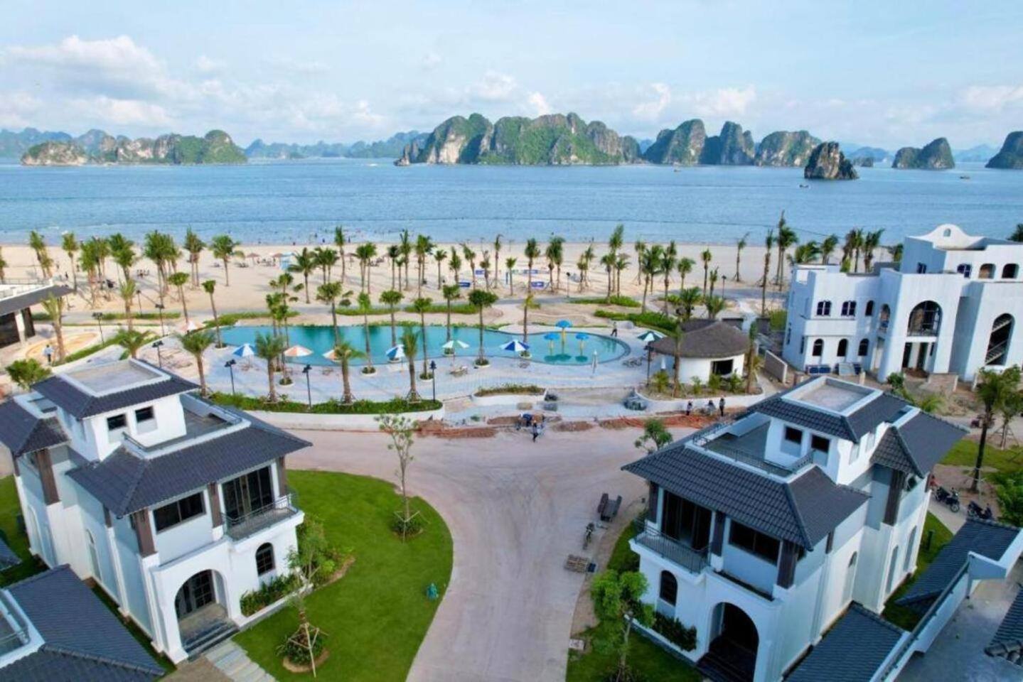 Chuoi Villa 3 Phong Ngu Sonasea Van Don - Day Du Tien Nghi - San Vuon Bbq - Sat Bai Bien Cai Rong Ngoại thất bức ảnh