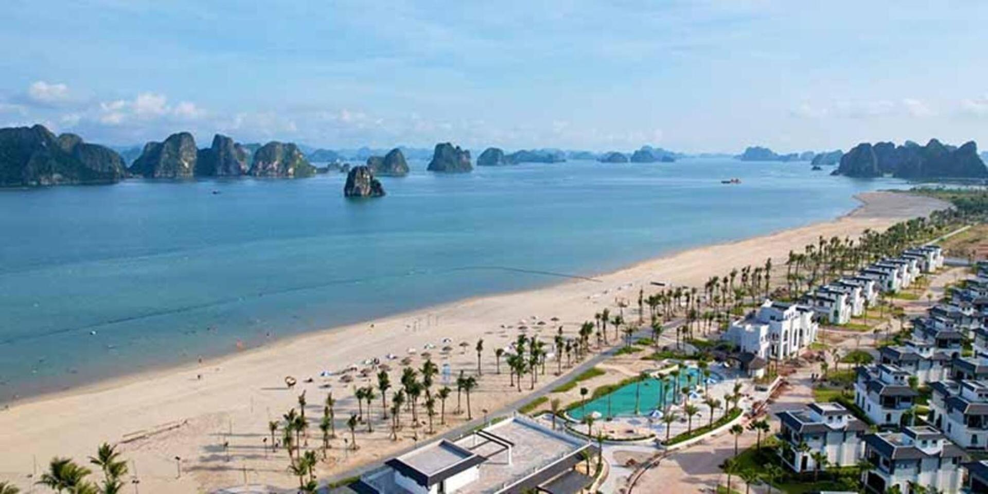 Chuoi Villa 3 Phong Ngu Sonasea Van Don - Day Du Tien Nghi - San Vuon Bbq - Sat Bai Bien Cai Rong Ngoại thất bức ảnh
